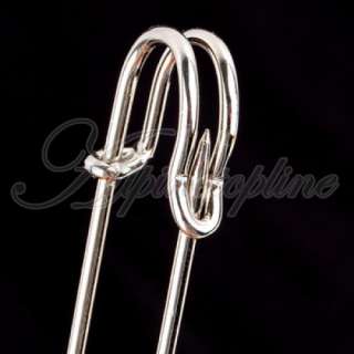 Large Nickel plated Copper Horse BLANKET Safety Pin  