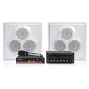  Conference Room Sound System 2 Ceiling Speakers, RDL 70 