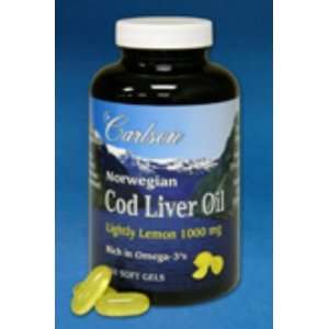  Cod Liver Oil Lemon 300 Softgels