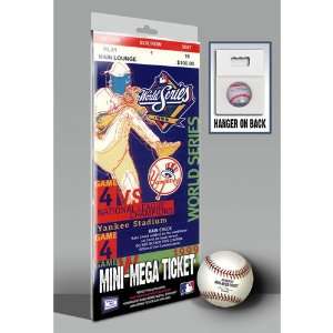 New York Yankees 1999 World Series Game 4 Mini Mega Ticket  