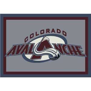  NHL Team Spirit Rug   Colorado Avalanche Sports 