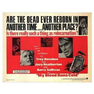  My Blood Runs Cold Original Movie Poster, 28 x 22 (1965 
