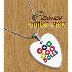  Goo Goo Dolls Chain / Necklace Bass Guitar Pick Both Sides 