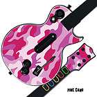 Skin Decal Cover for GUITAR HERO 3 III PS3 Xbox 360 Les Paul   Pink 