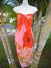 Fashion Colorful Hawaii Beach Skirt Cover Up Cruise Wrap Dress Chiffon 