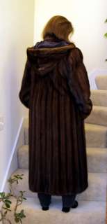 MINK COAT, Highest Quality DANISH Fur, Ladies Medium, Full Length 