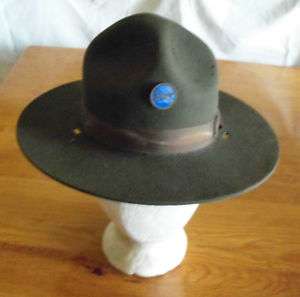 US Military Campaign Hat, Relic, Infantry 1920s   WWII  