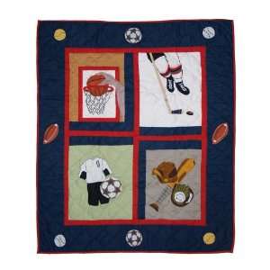  Patch Magic 36 Inch by 46 Inch Play to Win Quilt Crib 