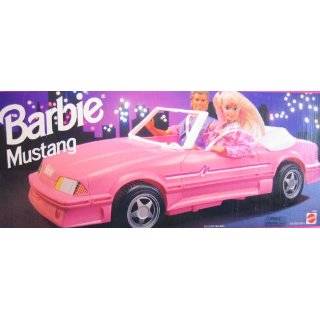Barbie Mustang Convertible Vehicle Car (1993 Arcotoys, Mattel)