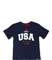 adidas Kids   Team USA S/S Tee (Toddler/Little Kids)