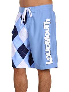 Loudmouth Golf Blue & White Boardshort    BOTH 