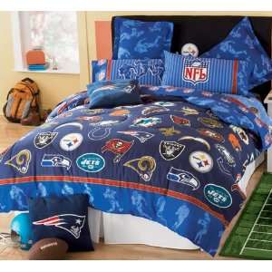    NFL Playoff Full Mini Comforter Set, 80 x 86