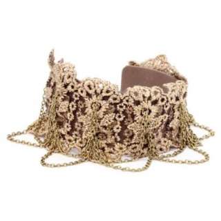 Jessica Simpson Caitlyn Gold Cuff Bracelet   designer shoes 