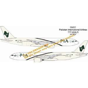  Dragon Wings PIA Pakistan B777 200LR Model Airplane 