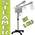 Rolling Facial Steamer HOT COLD UV OZONE AROMATHERAPY Professional SPA 