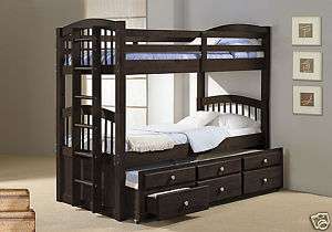 BUNK BED THAT SLEEPS 3 PEOPLE COMES WITH MATTRESS  