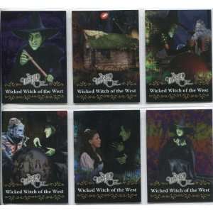  The Wizard Of Oz Trading Cards Complete 6 Card Wicked Words 