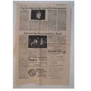   Band & Jefferson Starship Vintage Newspaper Article 