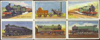 CIGARETTE CARDS.Godfrey Phillips.RAILWAY ENGINES.(1934)  