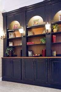 Custom All Wood Bookcases  