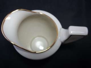 Vintage Johann Haviland Bavaria Germany Creamer Sugar Bowl Ivory Gold 