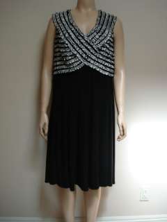RICHARDS, Dress, Black/White, Size 18W, NWT $89  