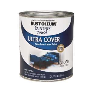   1922502 Painters Touch Quart Latex, Gloss Navy Blue