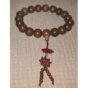 Traditional sandlewood wrist mala   extra large 25mm beads  