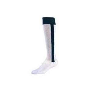 Twin City T8 2 In 1 Sanitary Sock with Knit in Stirrup Maroon  