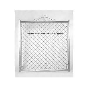  Residential Galvanized Double Gate   1 3/8 Inch Frame x 