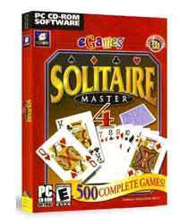 eGames Solitaire Master 4   500 PC Card Games   NEW  