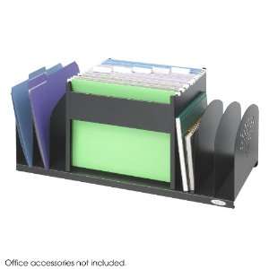    Safco 6 Vertical File with Hanging File Frame