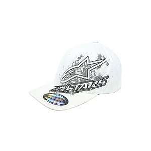  Alpinestars Valley Flexfit Hat (White) Small/Medium   Hats 