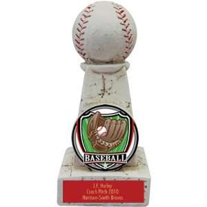 Custom Baseball Stone Tower Award Trophies SHIELD Custom Baseball 