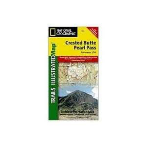  National Geographic Crested Butte/Pearl Pass Map Sports 