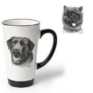   Funnel Cup with Cairn Terrier (Black and white, 6 inch)