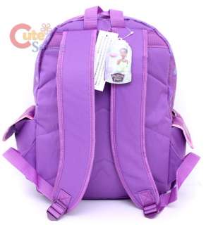 Princess Tiana & Frog School Backpack Bag Violet  16 L  
