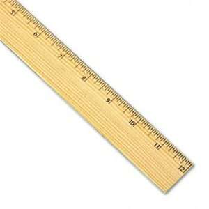  Universal® Flat Wood Ruler RULER,WOOD,12DBLE EDGE 011133 