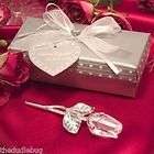 48 WEDDING FAVORS CRYSTAL LONG STEM ROSES IN GIFT BOXES