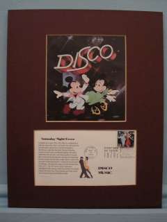 Mickey & Minnie Mouse Disco Dancing & First Day Cover  