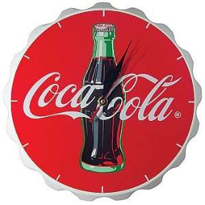  Coca Cola Vintage Bottle Cap shaped Wall Clock   Bright 