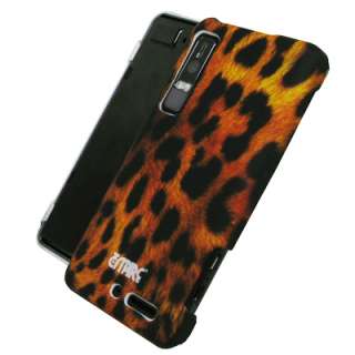 for Motorola Droid 3 Leopard Case Cover+Screen Guard 886571233913 