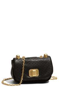 Juicy Couture Mini Perforated Leather Crossbody Bag  
