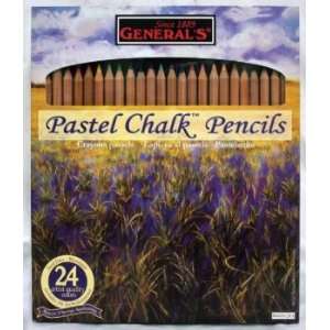 PASTEL CHALK PENCIL SET/24 Drafting, Engineering, Art (General Catalog 