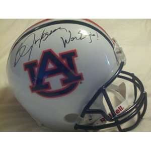  Helmet WAR EAGLE Tristar JSA Bo Jackson signed Auburn replica helmet 