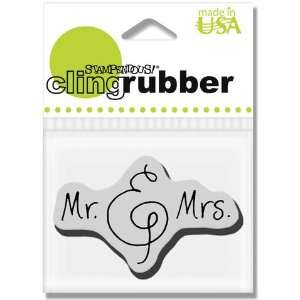  Cling Mr. & Mrs.   Rubber Stamps Arts, Crafts & Sewing