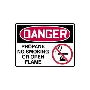  DANGER PROPANE NO SMOKING OR OPEN FLAME (W/GRAPHIC) Sign 