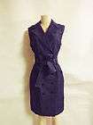 Spense Womens Tuck and Pleated Belted Dress Size 4  