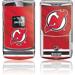  New Jersey Devils Home Jersey skin for Motorola RAZR V3 