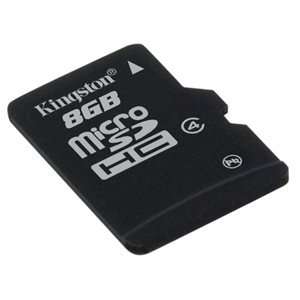  MEMORY, Kingston 8GB Micro Secure Digital High Capacity (SDHC) Card 
